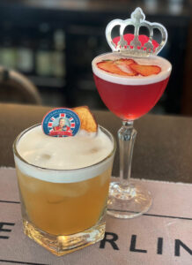 Coronation cocktail - the Burlington Hotel - royal cocktails x 2